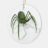 Itsy Bitsy Melon Spider Keramik Ornament (Links)