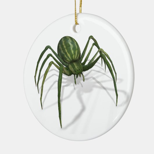 Itsy Bitsy Melon Spider Keramik Ornament (Links)