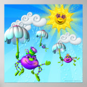 Itsy Bitsy Spider 18x18 Poster (Vorne)