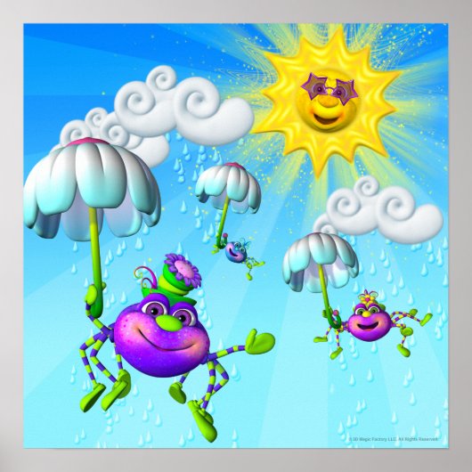 Itsy Bitsy Spider 18x18 Poster (Vorne)