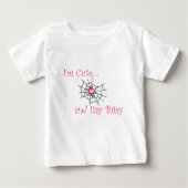 Itsy Bitsy Spider Girl Baby T-shirt (Vorderseite)