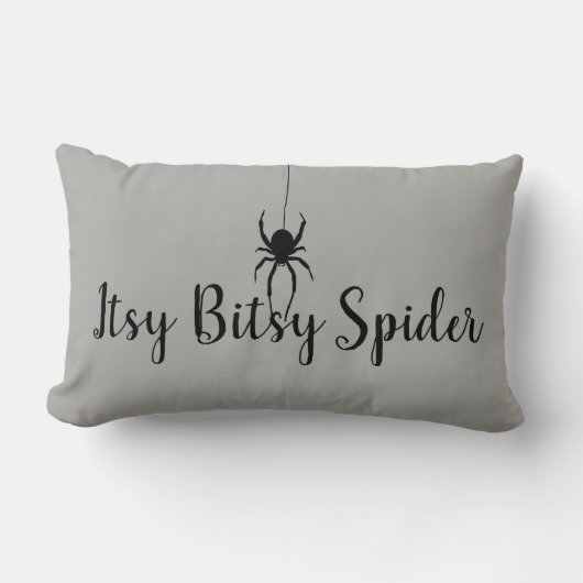 Itsy Bitsy Spider Halloween-Kissen Lendenkissen (Vorderseite)
