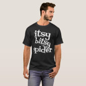 Itsy bitsy spider Halloween Spider Web T-Shirt (Vorne ganz)