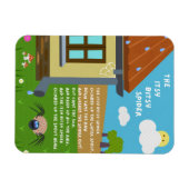 Itsy Bitsy Spider Kinderreim-Magnet Magnet (Horizontal)