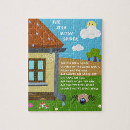 Itsy Bitsy Spider Kinderreim-Puzzle Puzzle