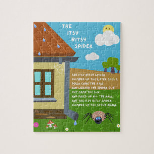 Itsy Bitsy Spider Kinderreim-Puzzle Puzzle