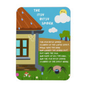 Itsy Bitsy Spider Nursery Rhyme Magnet (Vertikal)
