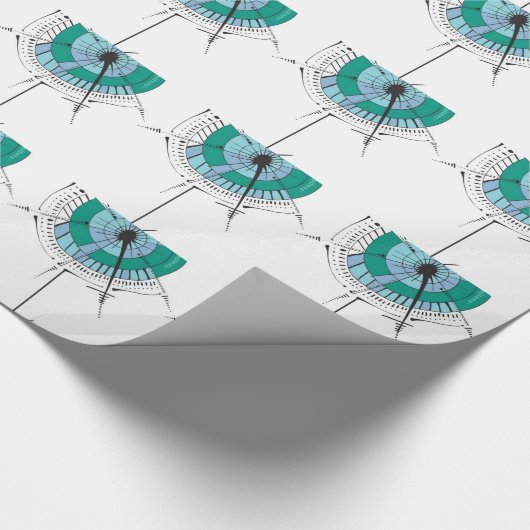 Itsy bitsy Spinne Geschenkpapier (Ecke)