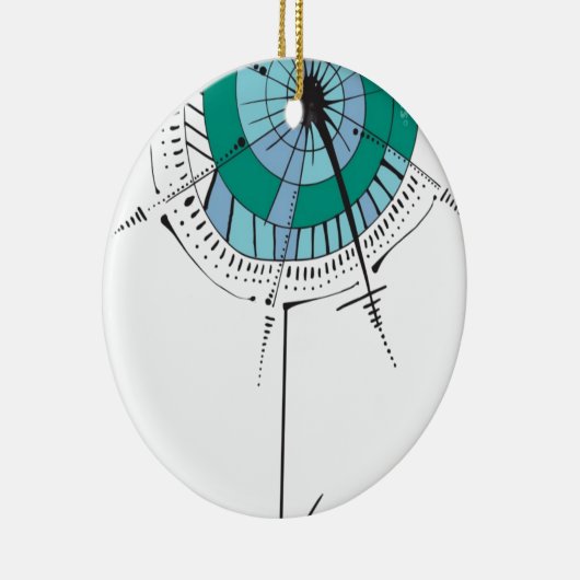 Itsy bitsy Spinne Keramik Ornament (Rechts)