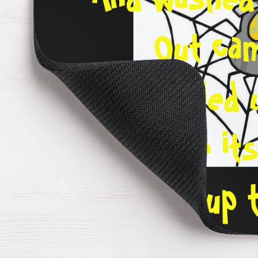 Itsy-Bitsy-Spinne, Kindermäuse-Pad Mousepad (Ecke)