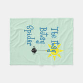 Itsy Bitsy Spinnen-Fleece-Decke Fleecedecke (Vorderseite (Horizontal))