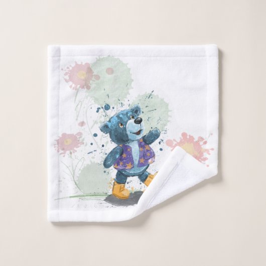 Itsy Bitsy Teddy Bear Willie Badhandtuch Set (Waschlappen)