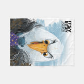 Itsy Bitsy Teddy Bear Willie Fleecedecke (Vorderseite (Horizontal))