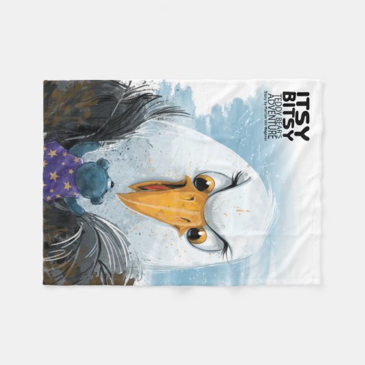 Itsy Bitsy Teddy Bear Willie Fleecedecke (Vorderseite (Horizontal))