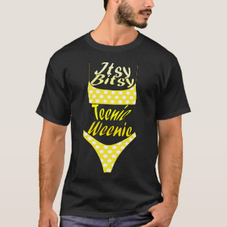 Itsy Bitsy Teenie Würstchen Yellow Polka Dot Bikin T-Shirt