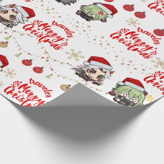Itto & Kuki Weihnachtsverpackung Geschenkpapier (Ecke)