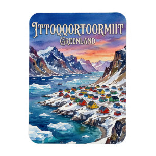 Ittoqqortoormiit Dorf Grönland Magnet