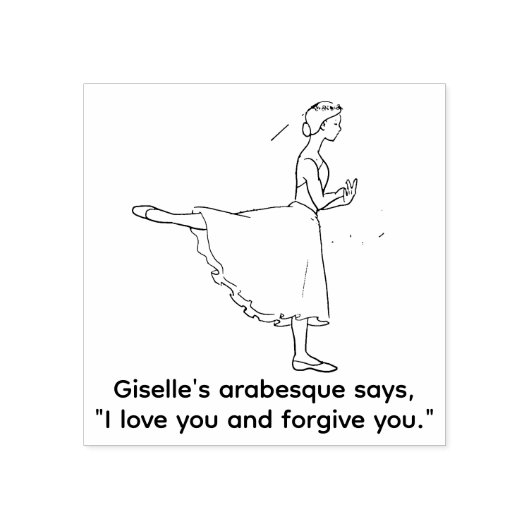 Itty Bitty Ballet Shop Gummistempel (Prägung)