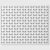Itty Bitty Boston Terrier HundePackpapier Geschenkpapier (Flach)