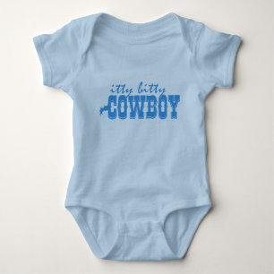 Itty Bitty Cowboy Baby Strampler