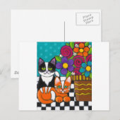 Itty Bitty Kätzchens Postkarte (Vorne/Hinten)