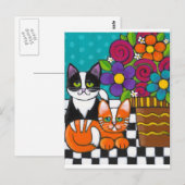 Itty Bitty Kätzchens Postkarte (Vorne/Hinten)