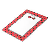 Itty Bitty Ladybug Notepad - Rot Notizblock (angewinkelt)