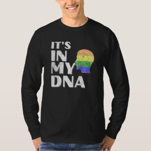 Itu2019s in meiner DNA Gay LGBT Rainbow Pride Fing T-Shirt
