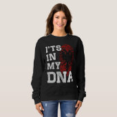 Itu2019s In My DNA Albanian Fingerprint Proud Alba Sweatshirt (Vorne ganz)