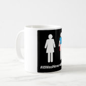 #itWarNiemalsADress-Tasse Kaffeetasse (Vorderseite Links)
