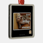 Itz ok, geh einfach ohne mich weiter silbernes ornament (Rechts)