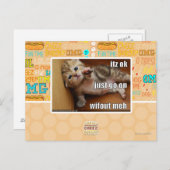 Itz ok, mach einfach weiter, ohne mich postkarte (Vorne/Hinten)