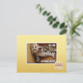 Itz ok, mach einfach weiter, ohne mich postkarte (Stehend Vorderseite)