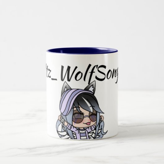 Itz_WolfSong Zweifarbige Tasse (Mittel)