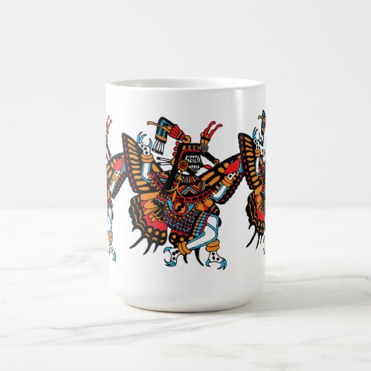 Itzpapalotl - Obsidian Butterfly Goddess of Stars Verwandlungstasse (Zentrum)