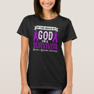 Iu2019m A Survivor Moebius Syndrome Purple Ribbon T-Shirt