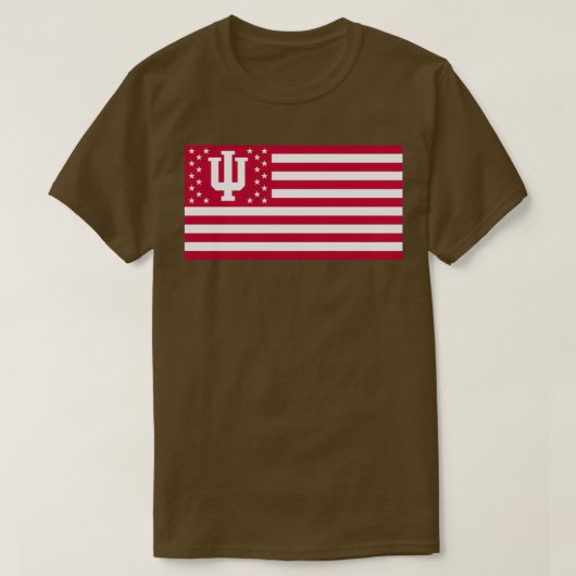 IU-Flagge T-Shirt (Design vorne)