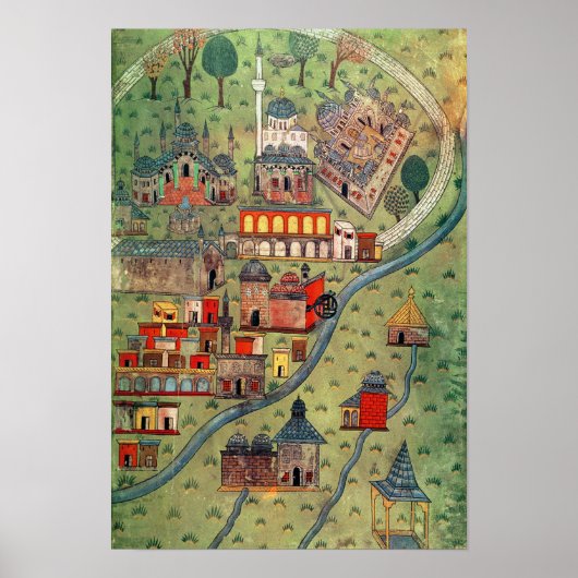 IUK T.5964 Ansicht von Eskisehir Poster (Vorne)