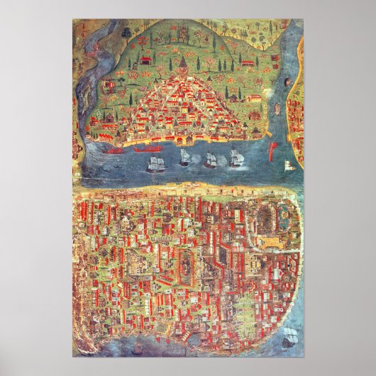 IUK T.5964 Ansicht von Istanbul Poster (Vorne)