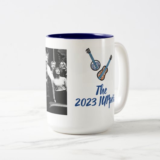 IUppers-Tasse 2023 Zweifarbige Tasse (VorderseiteRechts)