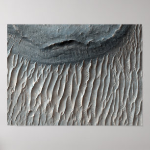 Ius Chasma, eine große Schlucht auf den Mars Poster