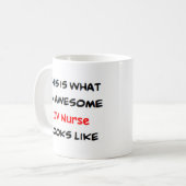 iv Krankenschwester, phantastisch Kaffeetasse (Vorderseite Links)