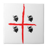 IV - SARDEGNA 4 mori Fliese (Vorderseite)