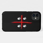 IV - Sardegna 4 Mori Schwarzes Case-Mate iPhone Hülle (Rückseite (Horizontal))