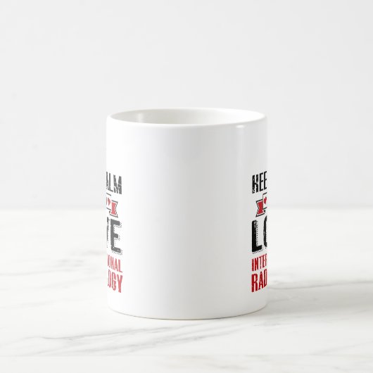 IV Technische interventionelle radiologische Liebe Kaffeetasse (Mittel)