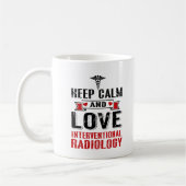 IV Technische interventionelle radiologische Liebe Kaffeetasse (Links)
