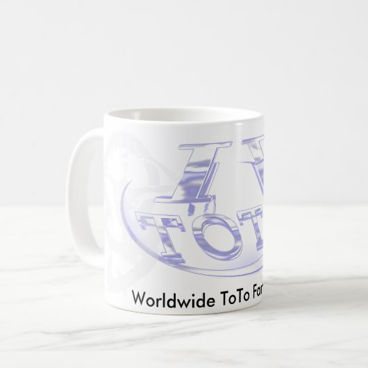 IV TOTO-Weiß-Tasse Kaffeetasse (Vorderseite Links)