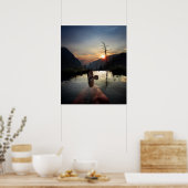 Iva Bell Hot Springs Sunset Ansel Adams Wilderness Poster (Küche)