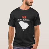 Iva South Carolina USA Staat Amerika Reisen T-Shirt (Vorderseite)