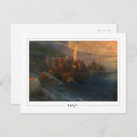 Ivan Aivazovsky #142 - Fine Art Postcard Postkarte (Vorne/Hinten)
